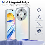 Magnetic Case For Honor X70 5G / X9d 5G / Magic8 Lite 5G Transparent PC + TPU Shockproof Skin-friendly Phone Cover