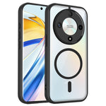 Magnetic Case For Honor X70 5G / X9d 5G / Magic8 Lite 5G Transparent PC + TPU Shockproof Skin-friendly Phone Cover
