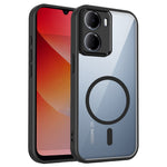 For Xiaomi Redmi 15a 5G Magnetic Case Transparent PC + TPU Shockproof Skin-friendly Phone Cover