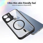 For Xiaomi Redmi 15a 5G Magnetic Case Transparent PC + TPU Shockproof Skin-friendly Phone Cover