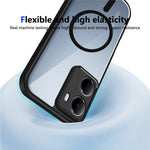 For Xiaomi Redmi 15a 5G Magnetic Case Transparent PC + TPU Shockproof Skin-friendly Phone Cover
