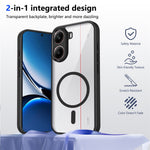 For Xiaomi Poco X8 Pro 5G / Redmi Turbo 5 5G Magnetic Case Transparent PC + TPU Shockproof Skin-friendly Phone Cover