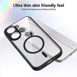 For Xiaomi Poco X8 Pro 5G / Redmi Turbo 5 5G Magnetic Case Transparent PC + TPU Shockproof Skin-friendly Phone Cover