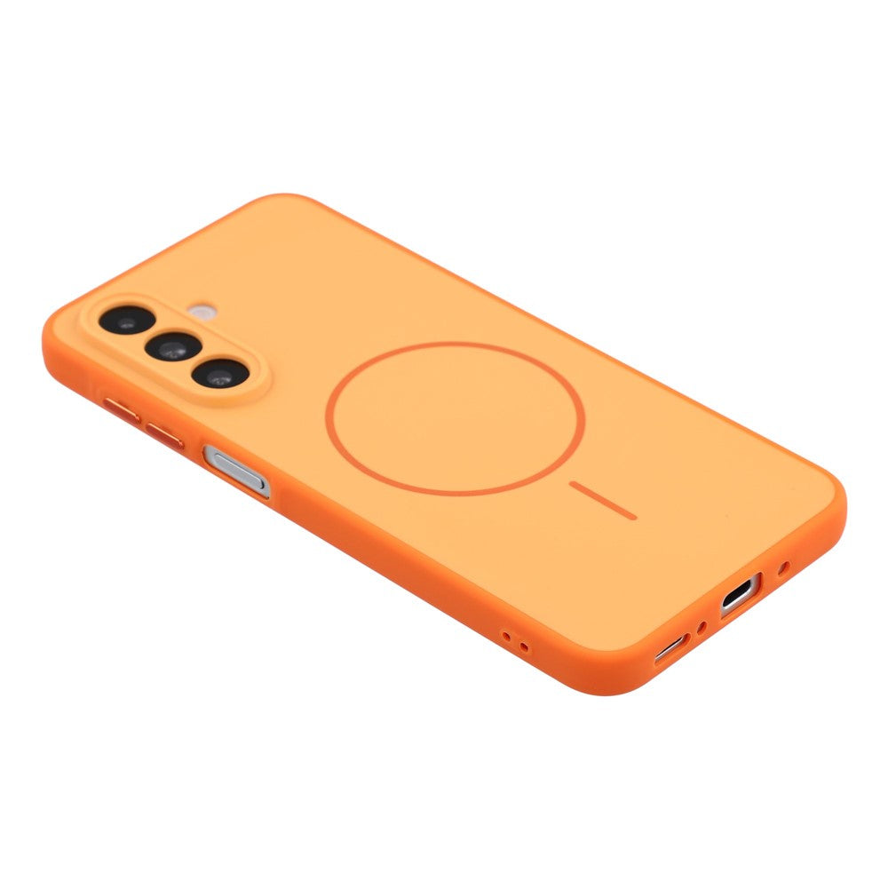 For Samsung Galaxy A26 5G Magnetic Case TPU + PC Shockproof Phone Cover with Electroplated Buttons