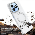 Magnetisk Cover til Honor X5c 4G / X5c Plus 4G / X5d 4G / X5d Plus 4G / Play10A 4G Roterende Ring Kickstand TPU + PC Bagcover