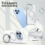 Magnetic Case For Honor X5c 4G / X5c Plus 4G / X5d 4G / X5d Plus 4G / Play10A 4G Rotating Ring Kickstand TPU + PC Back Cover