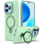 Magnetisk Cover til Honor X5c 4G / X5c Plus 4G / X5d 4G / X5d Plus 4G / Play10A 4G Roterende Ring Kickstand TPU + PC Bagcover