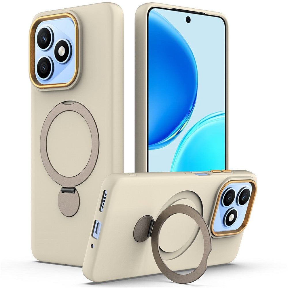 Magnetic Case For Honor X5c 4G / X5c Plus 4G / X5d 4G / X5d Plus 4G / Play10A 4G Rotating Ring Kickstand TPU + PC Back Cover