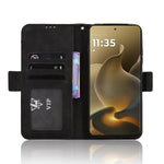 Til Motorola Edge 70 Pro 5G Læder Cover Telefon Pung Etui med Flere Kortlommer