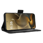 Til Motorola Edge 70 Pro 5G Læder Cover Telefon Pung Etui med Flere Kortlommer