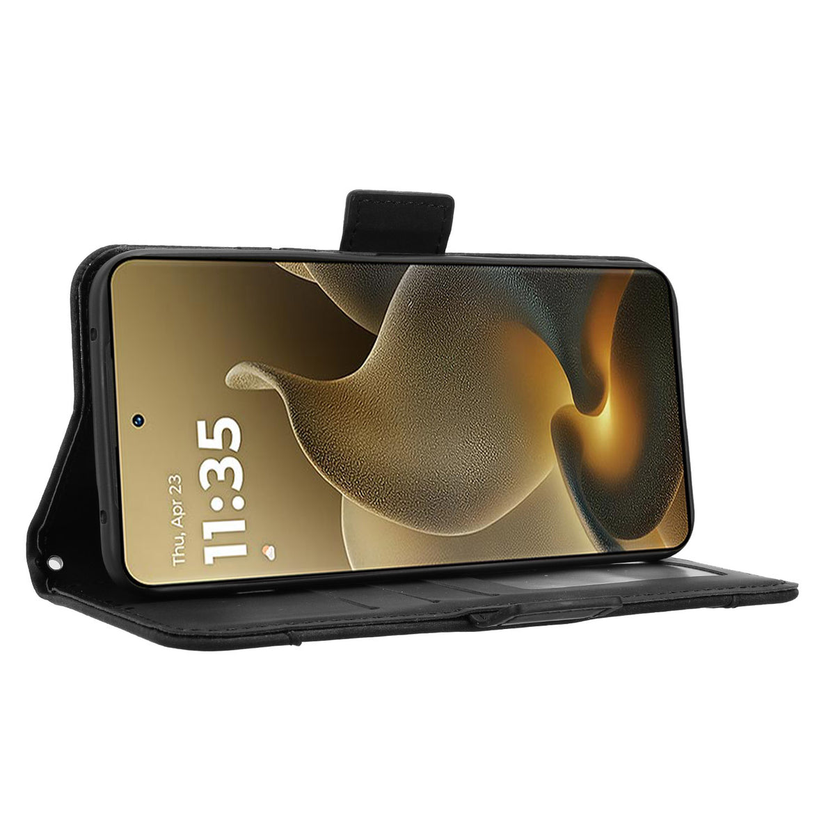 Til Motorola Edge 70 Pro 5G Læder Cover Telefon Pung Etui med Flere Kortlommer