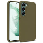 For Samsung Galaxy S23  Wheat Straw+TPU Cell Phone Shell Bump Proof Matte Mobile Phone Case