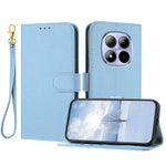 For Xiaomi Redmi Note 15 Pro 4G (Global) Leather Case Litchi Texture Wallet Stand Anti Drop Phone Cover with Wrist Strap