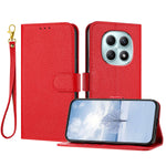 Læderetui til Xiaomi Poco M8 5G / Xiaomi Redmi Note 15 4G (Global) / Xiaomi Redmi Note 15 5G (Global), pung-etui med litchistruktur, stativ, stødsikring og håndledsrem