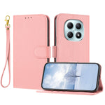 Læderetui til Xiaomi Poco M8 5G / Xiaomi Redmi Note 15 4G (Global) / Xiaomi Redmi Note 15 5G (Global), pung-etui med litchistruktur, stativ, stødsikring og håndledsrem