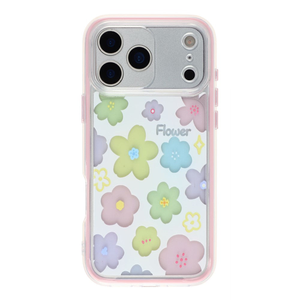 Til iPhone 17 Pro Max Cover Farverigt Blomstermønster Blødt TPU Stødsikkert Telefoncover