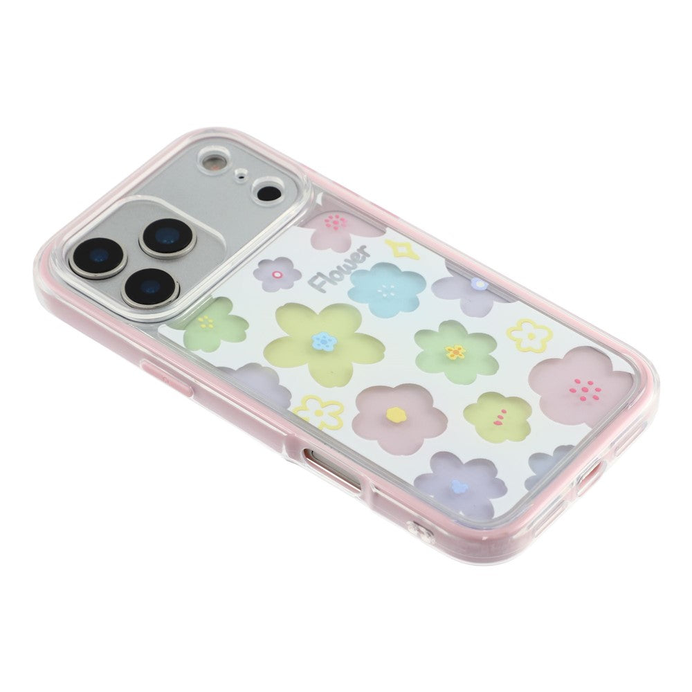 For iPhone 17 Pro Max Case Colorful Floral Pattern Soft TPU Shockproof Phone Cover