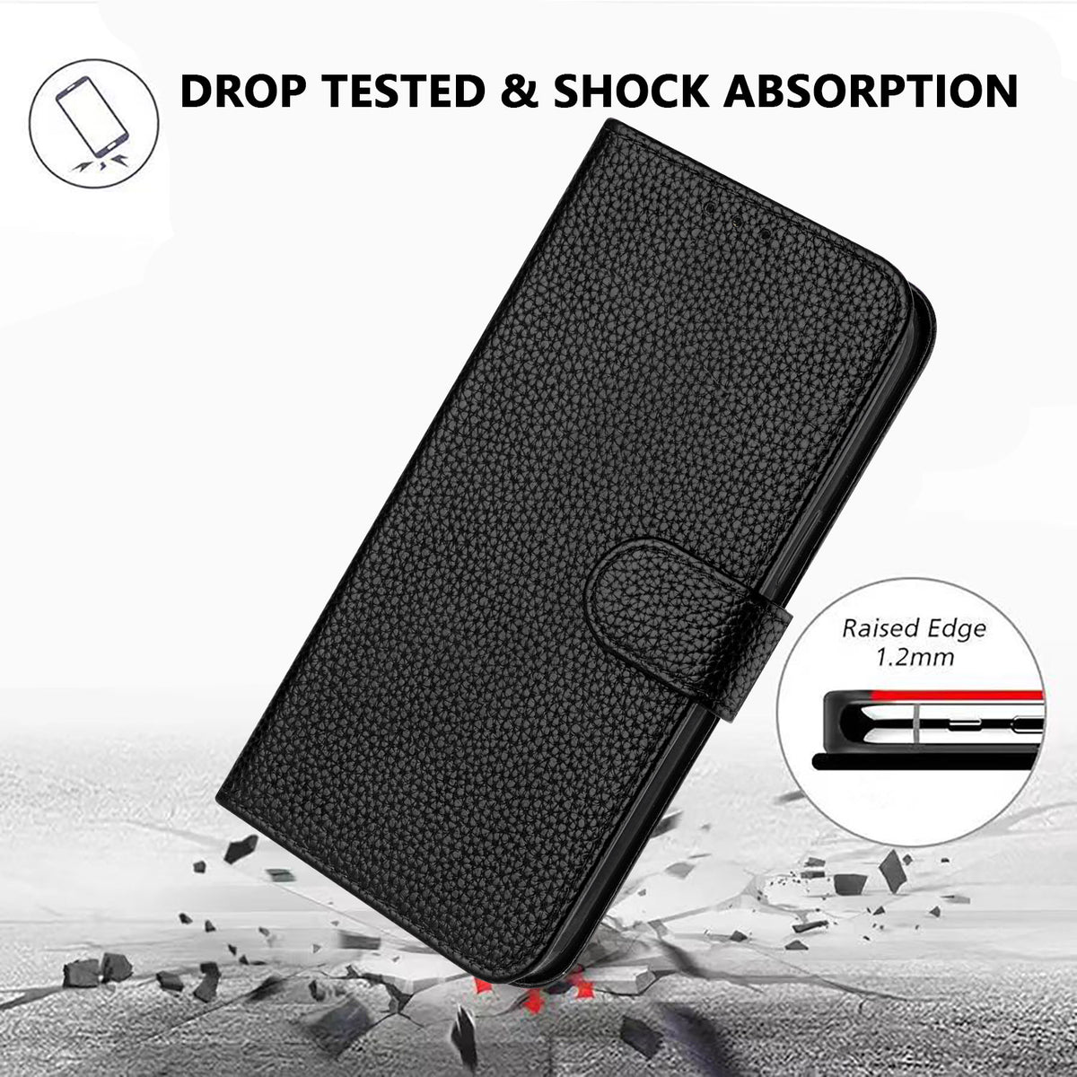 For Honor X70 5G / Honor Magic8 Lite 5G / Honor X9d 5G Leather Case Litchi Texture Wallet Stand Anti Drop Phone Cover with Wrist Strap