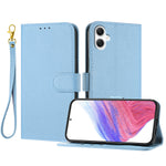 Samsung Galaxy A08 5G / A08 4G / A07 5G / A07 4G / A07s 4G / A06 5G / A06 4G Läderfodral Litchitextur Plånboksfodral med stativ, fallskydd och handledsrem