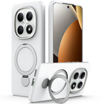For Xiaomi Redmi Note 15 4G (Global)  /  15 5G (Global)  /  Poco M8 5G Magnetic Case Rotating Ring Kickstand TPU + PC Back Cover