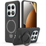 For Xiaomi Redmi Note 15 4G (Global)  /  15 5G (Global)  /  Poco M8 5G Magnetic Case Rotating Ring Kickstand TPU + PC Back Cover