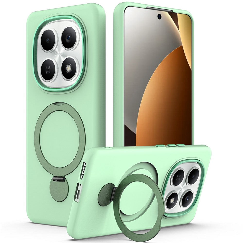 Xiaomi Redmi Note 15 4G (Global) / 15 5G (Global) / Poco M8 5G Magnetiskt Skal Roterande Ring Stödfunktion TPU + PC Bakstycke
