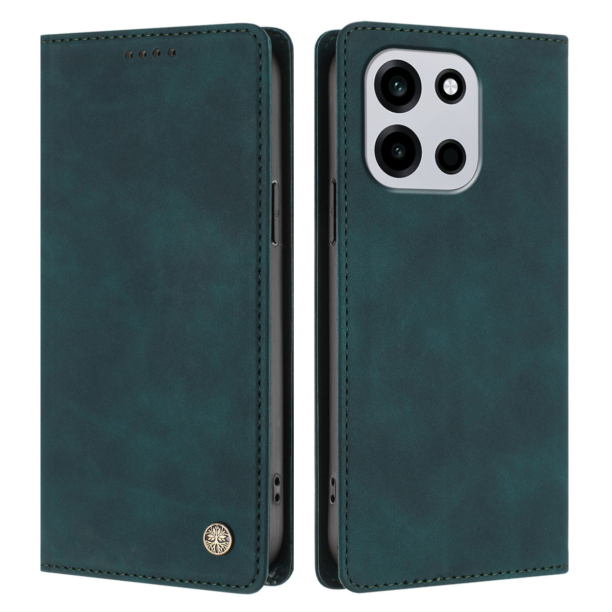 HX RFID-blokerende læderpung med flip-etui til OnePlus Nord CE6 5G / Nord 6 5G / Turbo 6V 5G / Turbo 6 5G