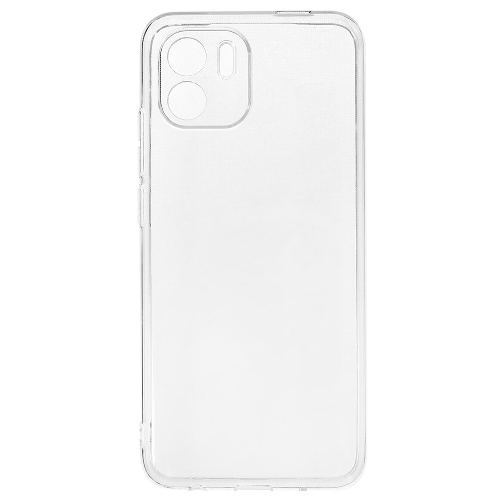 Xiaomi Redmi A1 4G / A2 4G 2,0 mm tjockt vattenstämpelfritt TPU-mobilskal fallskyddande genomskinligt mobilmobilfodral