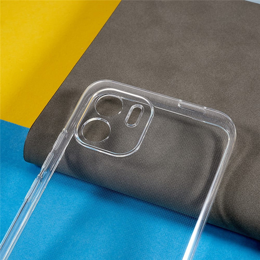Xiaomi Redmi A1 4G / A2 4G 2,0 mm tjockt vattenstämpelfritt TPU-mobilskal fallskyddande genomskinligt mobilmobilfodral