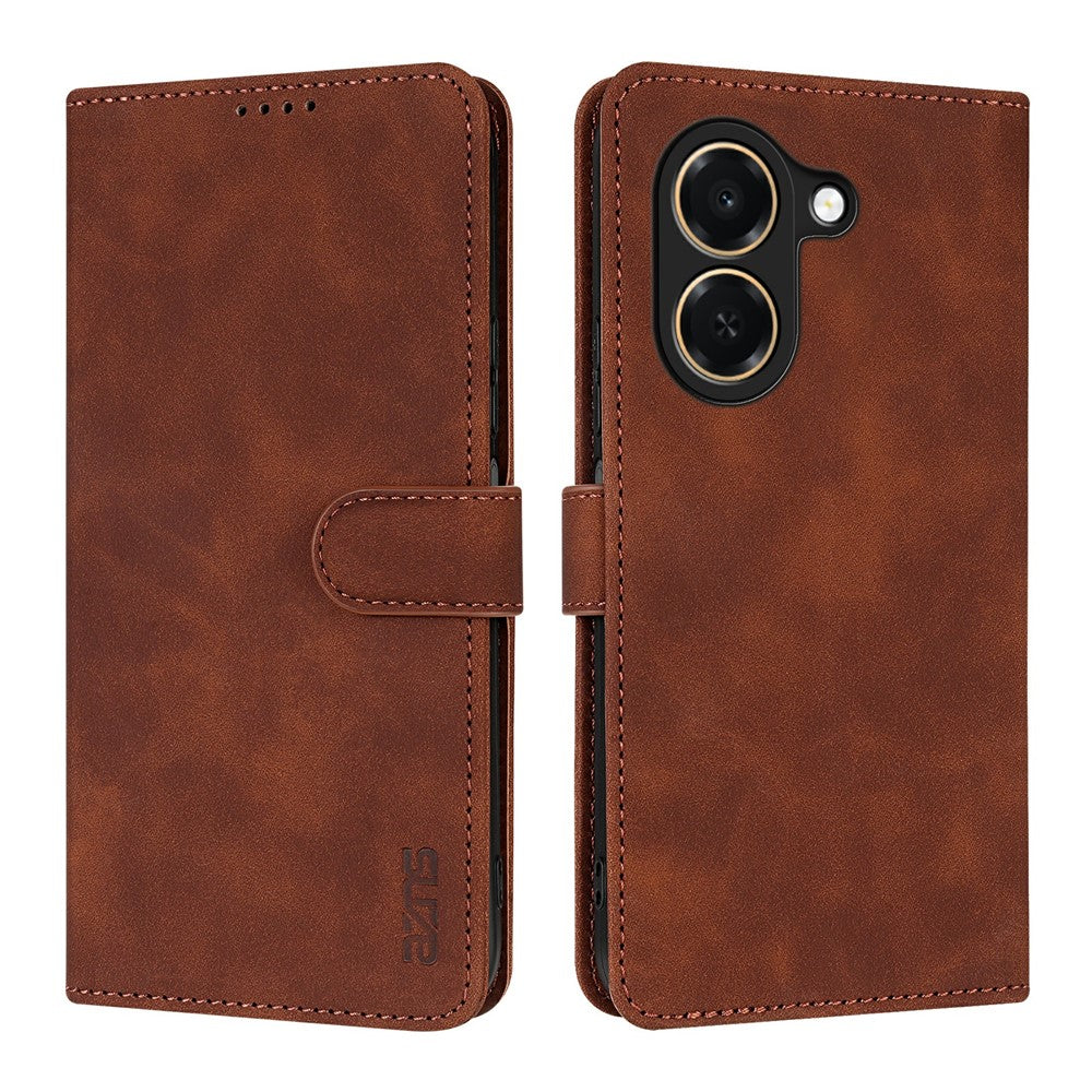 AZNS For Honor Play 80 Plus 5G Case PU Leather Wallet Phone Cover