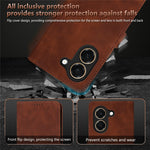 AZNS For Honor Play 80 Plus 5G Case PU Leather Wallet Phone Cover