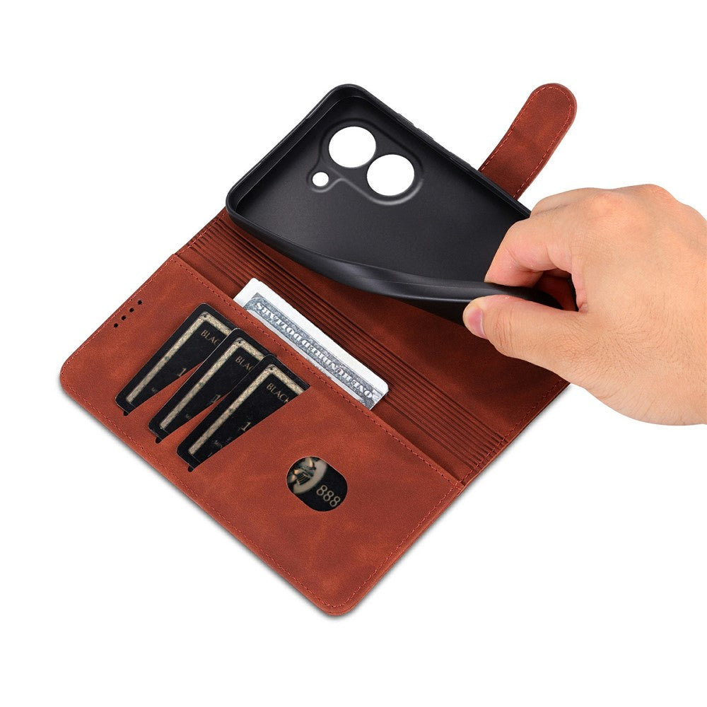 AZNS For Honor Play 80 Plus 5G Case PU Leather Wallet Phone Cover