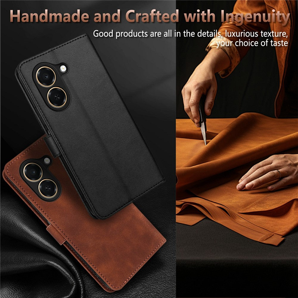 AZNS For Honor Play 80 Plus 5G Case PU Leather Wallet Phone Cover