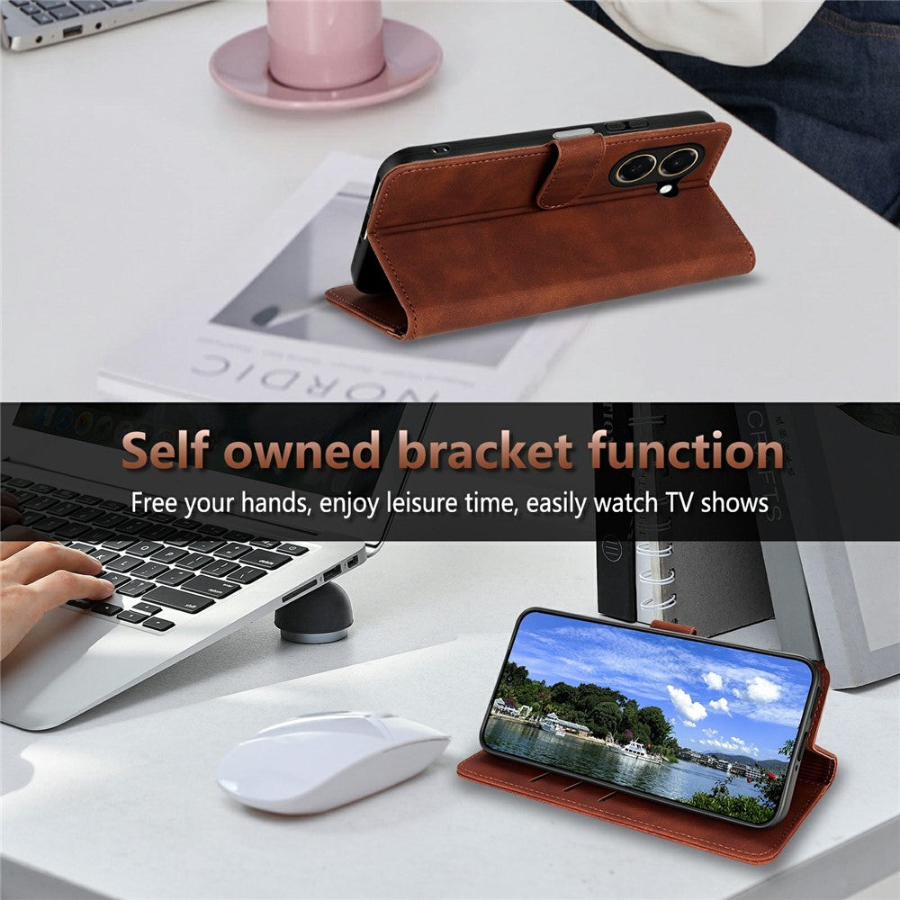AZNS For Honor Play 80 Plus 5G Case PU Leather Wallet Phone Cover