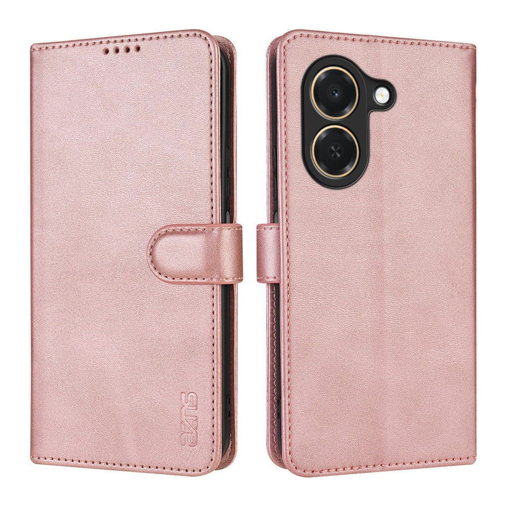 AZNS For Honor Play 80 Plus 5G Case PU Leather Wallet Phone Cover