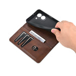 AZNS For Honor Play 80 Plus 5G Case Cowhide Texture PU Leather Wallet Phone Cover