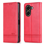AZNS For Honor Play 80 Plus 5G Case Cowhide Texture PU Leather Wallet Phone Cover