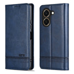 AZNS For Honor Play 80 Plus 5G Case Cowhide Texture PU Leather Wallet Phone Cover