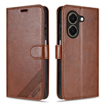 AZNS For Honor Play 80 Plus 5G Case Anti-Scratch PU Leather Stand Wallet Phone Cover