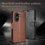 AZNS For Honor Play 80 Plus 5G Case Anti-Scratch PU Leather Stand Wallet Phone Cover