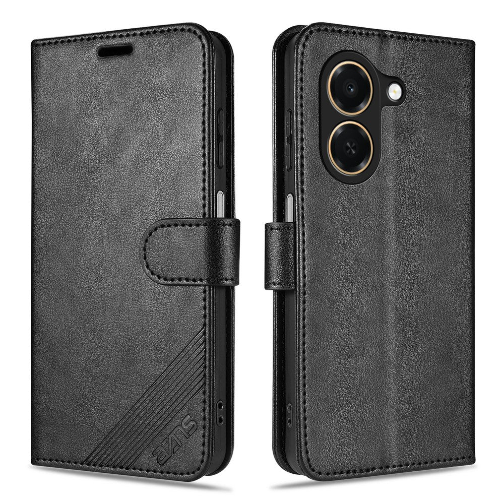 AZNS For Honor Play 80 Plus 5G Case Anti-Scratch PU Leather Stand Wallet Phone Cover