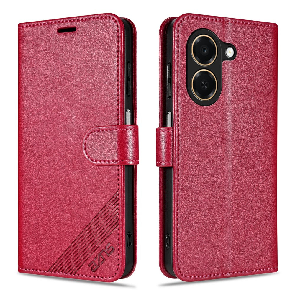 AZNS For Honor Play 80 Plus 5G Case Anti-Scratch PU Leather Stand Wallet Phone Cover