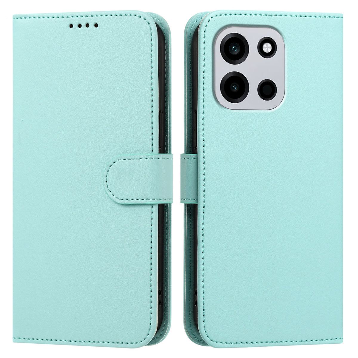 OnePlus Nord CE6 5G / Nord 6 5G / Turbo 6V 5G / Turbo 6 5G Läderfodral Plånboksfodral Enfärgat Fallskyddande mobilskal