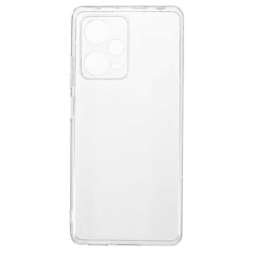 Protective Cell Phone Cover For Xiaomi Redmi Note 12 Pro+ 5G 2.0mm Thickness Watermark-Free Transparent TPU Phone Case