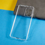 Protective Cell Phone Cover For Xiaomi Redmi Note 12 Pro+ 5G 2.0mm Thickness Watermark-Free Transparent TPU Phone Case