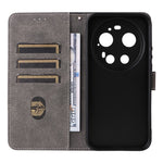 Xiaomi 17 Ultra 5G / 17 Ultra av Leica-skal, plånbok, RFID-blockerande PU-läder, mobilfodral med stativ och rem