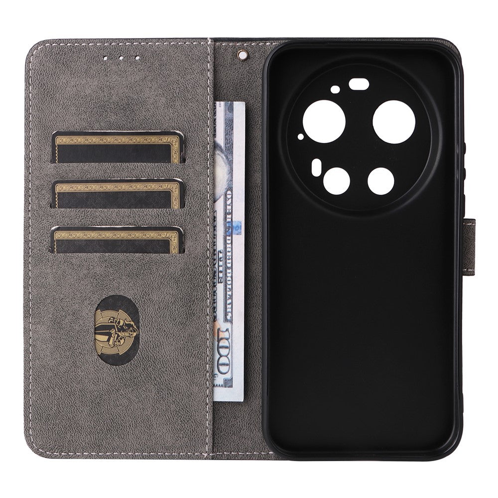 Xiaomi 17 Ultra 5G / 17 Ultra av Leica-skal, plånbok, RFID-blockerande PU-läder, mobilfodral med stativ och rem