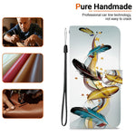 For Samsung Galaxy A27 5G Case Pattern Printing Leather Flip Wallet Phone Cover with Lanyard