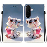 For Samsung Galaxy A27 5G Case Pattern Printing Leather Flip Wallet Phone Cover with Lanyard