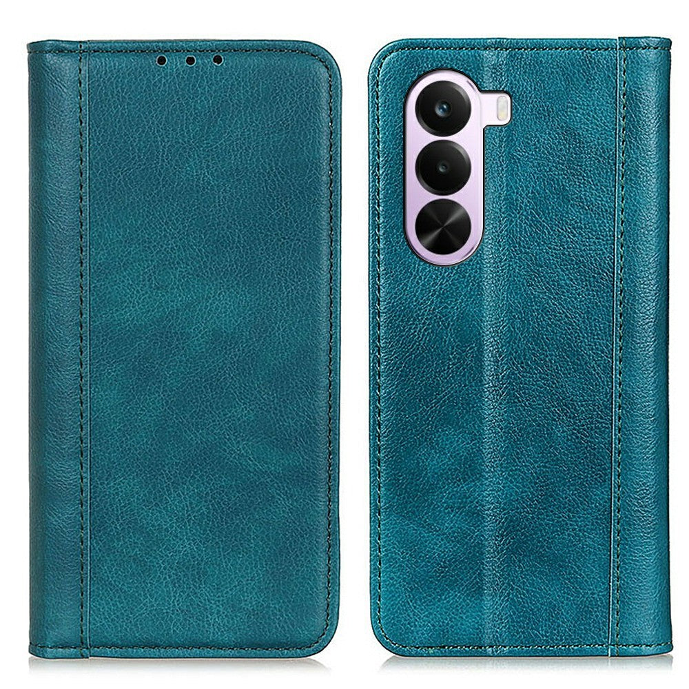 OnePlus Nord CE6 Lite 5G / Realme P4x 5G Stativskal Splitläder Litchitextur Plånboksfodral